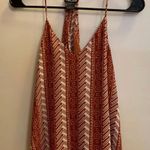 Wet Seal Boho pattern Tank Top Orange Photo 2