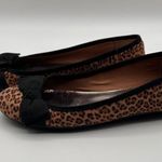 Alfani Leopard Print Ballet Flats Black Bow Womens Cushioned Insole Size 7.5 Photo 8