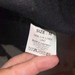 TARAVA@ 💯 % linen short sleeve shirt in black. GUC. Black Size M Photo 3