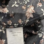 Cupshe  Dress Womens Medium Mini Black Floral Mock Neck Dancing Queen Long Sleeve Photo 4