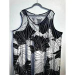 Black & White Fit & Flare Dress Size 3X Sleeveless See Pictures Photo 1