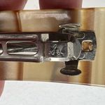 Vintage Conair Bar Hair Clip Barrette Beauty Brown Faux Tortoise Shell Taiwan Photo 5