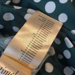 Timeless London Green Polka Dot Long Sleeve Wide Leg Jumpsuit US 16 Photo 7