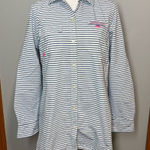 Vineyard Vines ‎ blue white striped performance vented button down shirt size 0 Photo 0