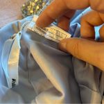 NWOT silver sequined sleeveless prom dress lace up back side slit size 2 Photo 7