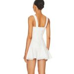 Amanda Uprichard  Annalise Dress in White Small New Womens Mini Gingham Photo 11