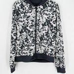 Victoria's Secret Victoria Sport Camo Print Bomber Jacket Black White Photo 0