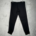 Vince Pants Women Large Black Tuxedo Jogger Lounge Athleisure Neutral Minimalist Photo 2