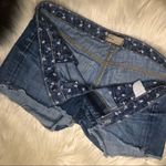 Paige silver lake distressed hem denim shorts sz 31 Photo 2