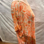 AUW  Orange Short Sleeve Blouse Size 2X Photo 4