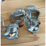 Badgley Mischka Badgley Mishka Kate Heels Mist Blue Embellished Size 8 Photo 2