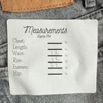 ZARA Straight Leg High Waisted Distressed Jeans Raw Hem 2 Rinsed Black #3900 Photo 8