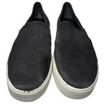 Vince  Women’s Size 7 Charcoal Gray Black Warren Calf Hair Slip On Sneakers Shoes Photo 3