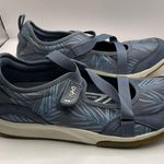 Ryka  Kailee Comfort Shoe Textile Blue Fern Design Size women’s 9m arch support Photo 0