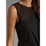 Halston Heritage  Cheer Contrast‎ Gown Sleeveless Formal Dress in Black, Size 4 Photo 5