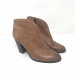 Vince Camuto  Franell 8.5 Brown Leather High Heel Bootie Ankle Boot Photo 0