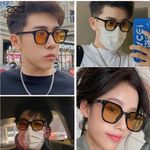 MYOPIA Black Brown Square Sunglasses Women Men Nearsighted Prescription Photo 5