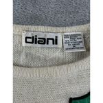 Vtg Diani Holiday Sweater Bow & Holly Womens M Christmas Lambswool Angora Purple Size M Photo 2