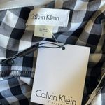 Calvin Klein One-Shoulder Gingham Dress Photo 4