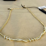 AQUA  Twisted Bar Necklace, 6.5"-7.5" - Bloomingdale’s Exclusive Photo 0