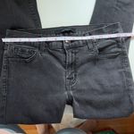 J Brand Low Rise Skinny Crop Distressed Black Jeans Size 27 | Edgy Minimalist Photo 9