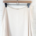 Ann Taylor Kate Hudson Entrance Skirt Ivory A-line Maxi Satin NWT Size 10 Photo 3