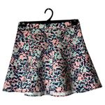 Club Monaco Skirt Women 4 Pink Blue Floral A Line Skater Mini Boho Cottagecore Photo 1