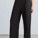 Everlane  the way high draped black pants Sz 6 short Photo 0