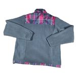 The Mountain Fog Fleece Jacket Womens M Brown/Pink Checkered Brand New NWT Photo 3