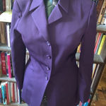 Jacqueline Ferrar vintage purple business casual 6 Blazer Photo 0
