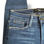 Just Black Denim Distressed Ankle Skinny Jeans Mid-rise Deny Dark Wash 27 Waist Photo 6