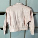 Vintage 90s pink leather jacket Pink Size M Photo 5