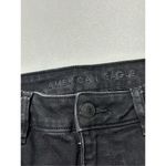 American Eagle  Outfitters Womens Distressed Super Hi Rise Jeggings Black Size 14 Photo 1