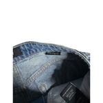 Vervet Mom Jean Fit Jeans Distressed High Rise Crop Women's 28 Stretchy Blue Photo 3