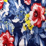 Uptown USA Navy Floral Print Spaghetti Strap Dress (L) Photo 3