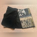 Free People NWT Mad Love Bohemian Black and Quilted Wrap Skirt $128 MSRP Photo 4