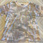 Chrldr Women’s Distressed Light Camouflage T Photo 0