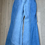 Rue 21  Festival Flare Two Tone Distressed Jeans Photo 0