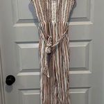 Aeropostale  Multicolor Striped Smocked Bodice Jumpsuit size M Photo 0