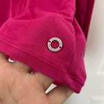 Calvin Klein  Performance Bright Pink Soft Ribbed Hoodie Sweater M Photo 2