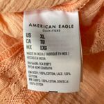 American Eagle Peach Lace Detail Boho Festival Women's Top Photo 7