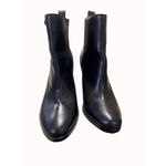 Gap women’s black leather zip heel ankle boots size 10 SKU 5237 Photo 5