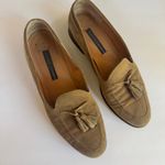 Ralph Lauren  Women’s Beige Tan Suede Tassel slips on loafers Sz 8.5 Photo 0