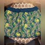 Lands' End Plus 22W Tropical Print Skort Blue, Yellow, Pink beach summer tennis Green Photo 0
