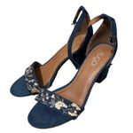 Kohls Sugar Michelle Denim Embroidered Heel Photo 1