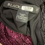 Black Halo Gio Metallic Mini Dress Photo 8