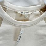 Madewell  Raglan Sleeve Baby Tee Shirt Minimalist Basics Sporty Beige XXS NWT Photo 5