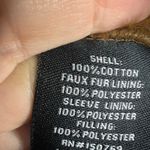 Me Jane Corduroy Jacket Size M Brown Sherpa Lined Snap Button Up Coat Photo 3