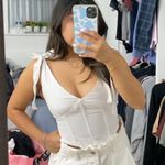 Peppermayo White Bustier Top Photo 0