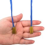 Karina Grimaldi  Sabrina‎ Maxi Dress Tiered Short Sleeve Silk Blend Blue Size XS Photo 7